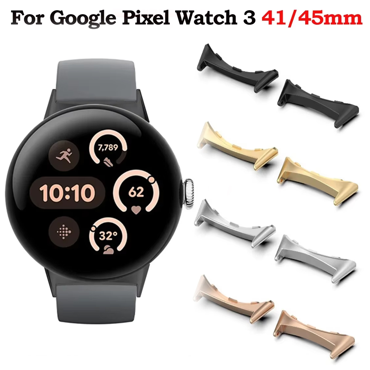 Smartwatch Straps & Accessories - Adaptador de conector de correa de