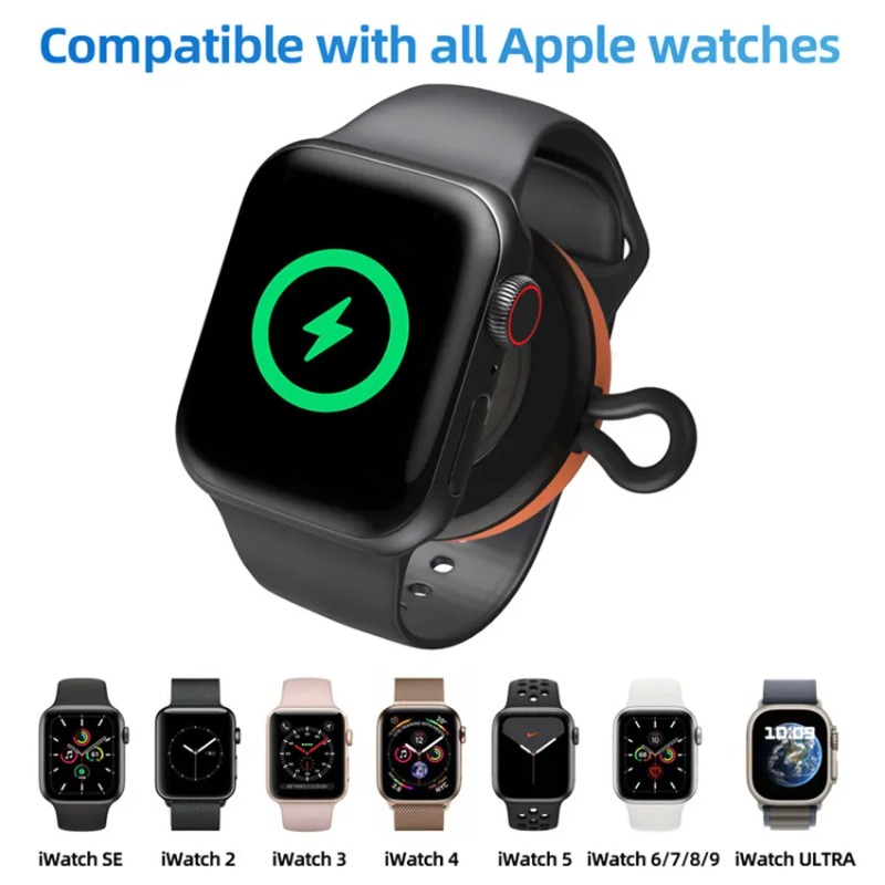 Smart Watch Accessories - Cargador Inalámbrico Portátil Tipo C para