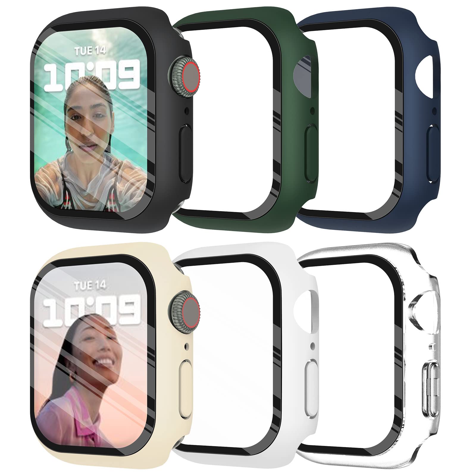 Garmin Smartwatch Accessories - Vidrio templado + cubierta para Apple
