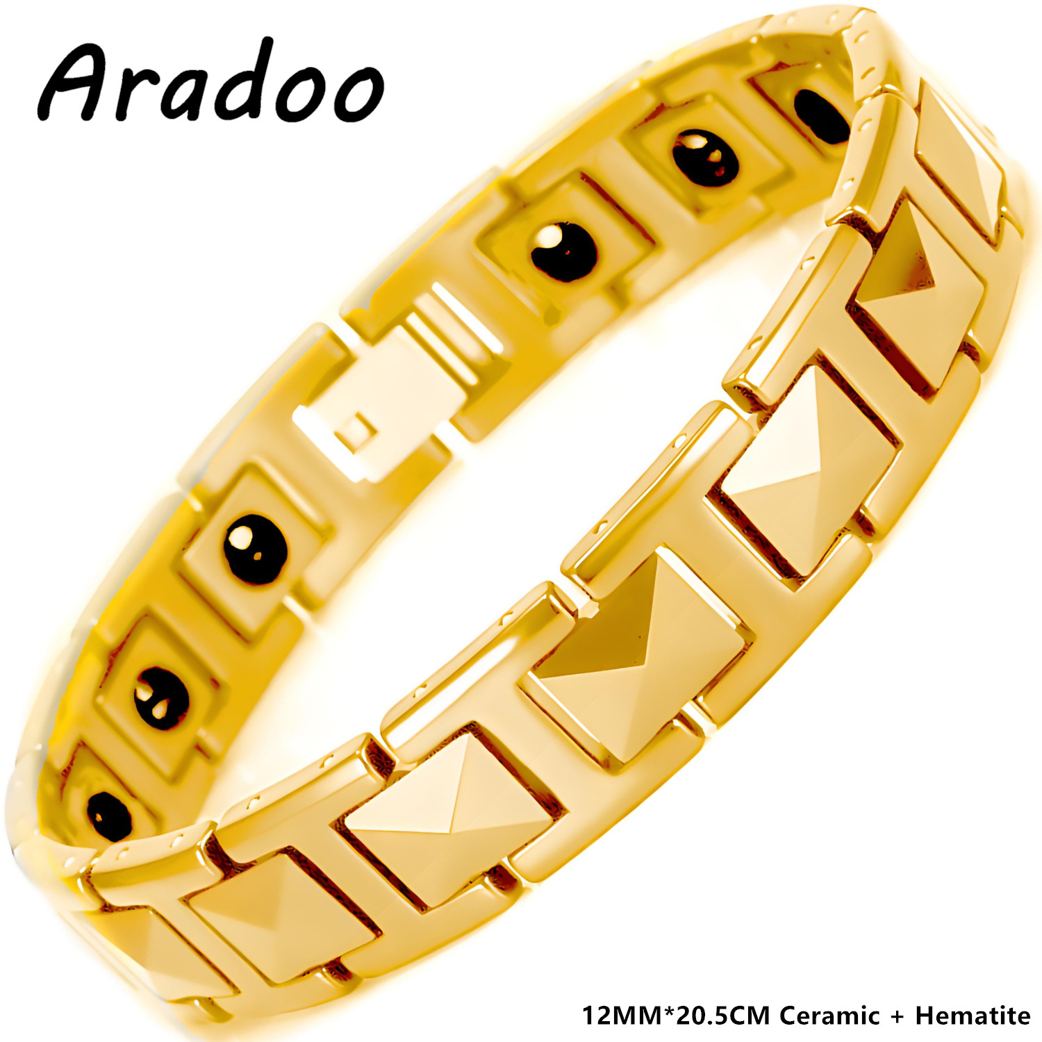 Ceramic Link Bracelet - ARADOO Pulsera de cerámica premium para