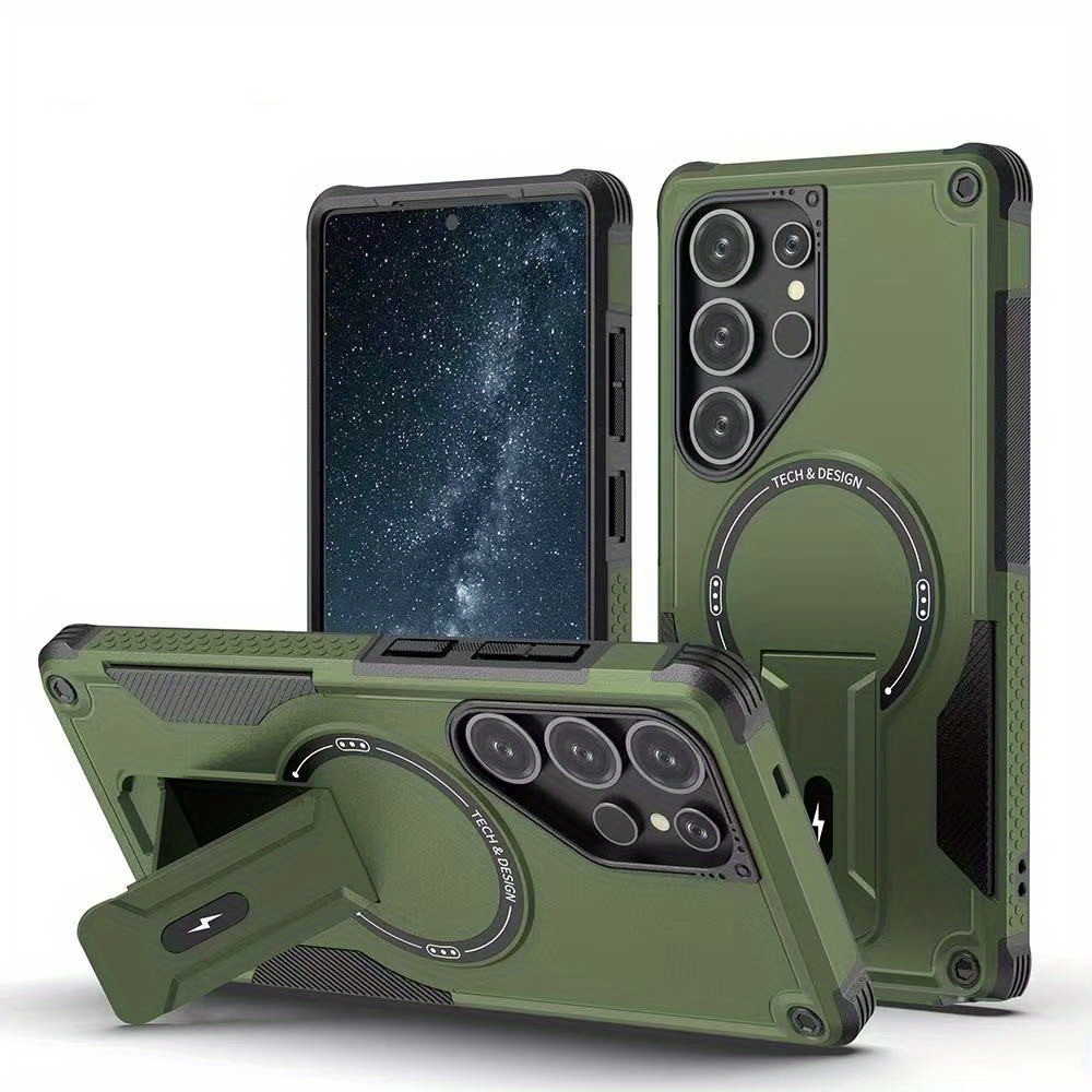 Magnetic Charging Stand - Funda Magnética con Soporte Plegable y