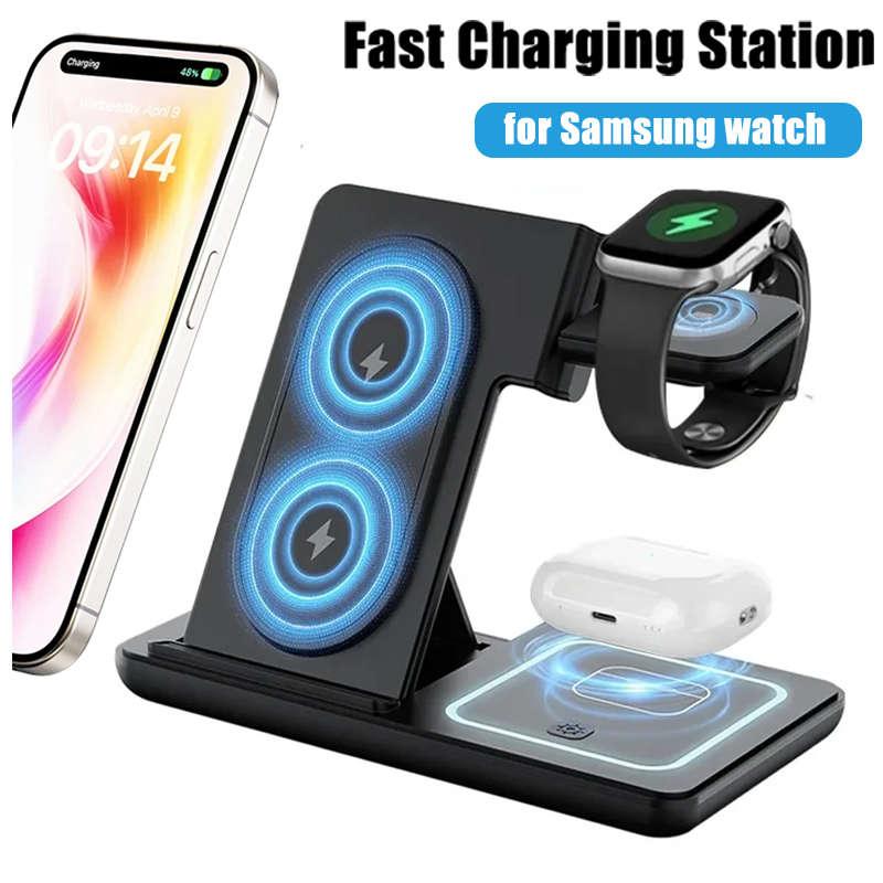 Wireless Charger Watch - Soporte de escritorio con cargador inalámbrico