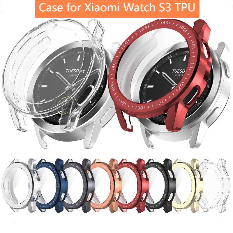 Xiaomi Smartwatch S4 Accessories - Funda para Xiaomi Watch S3, Protector