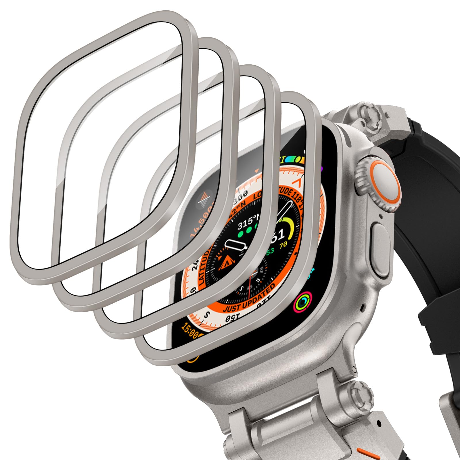 Smartwatch Case - Funda de aleación de aluminio +