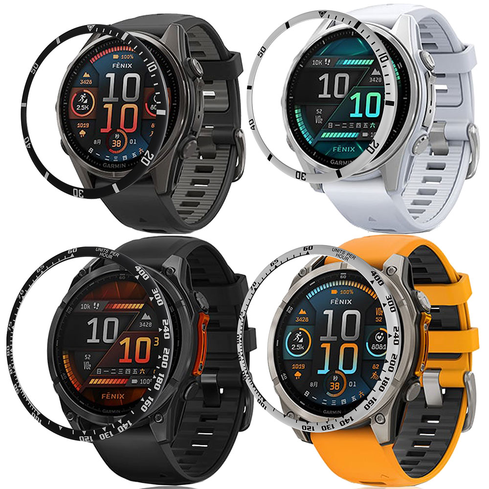 Garmin Smartwatch Accessories - Anillo de bisel de reloj para