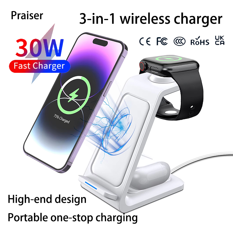Wireless Charger Watch - Base de carga inalámbrica 3 en