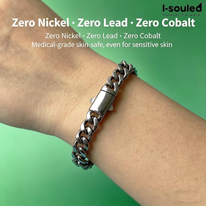Pulsera de cadena cubana de ti - Ceramic Link Bracelet reseña y precio