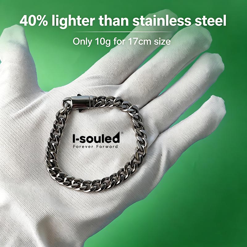 Pulsera de cadena cubana de ti - Ceramic Link Bracelet reseña y precio