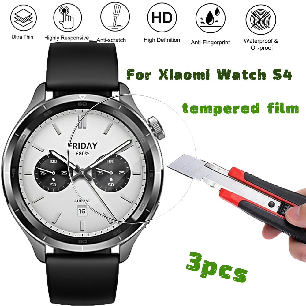 Protector de pantalla de vidri - Xiaomi Smartwatch S4 Accessories reseña y precio