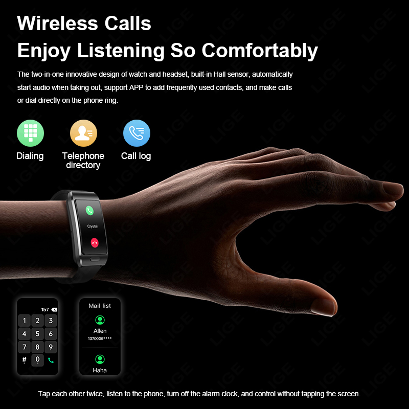 Auriculares Bluetooth LIGE, Re - Smartwatch Headset reseña y precio