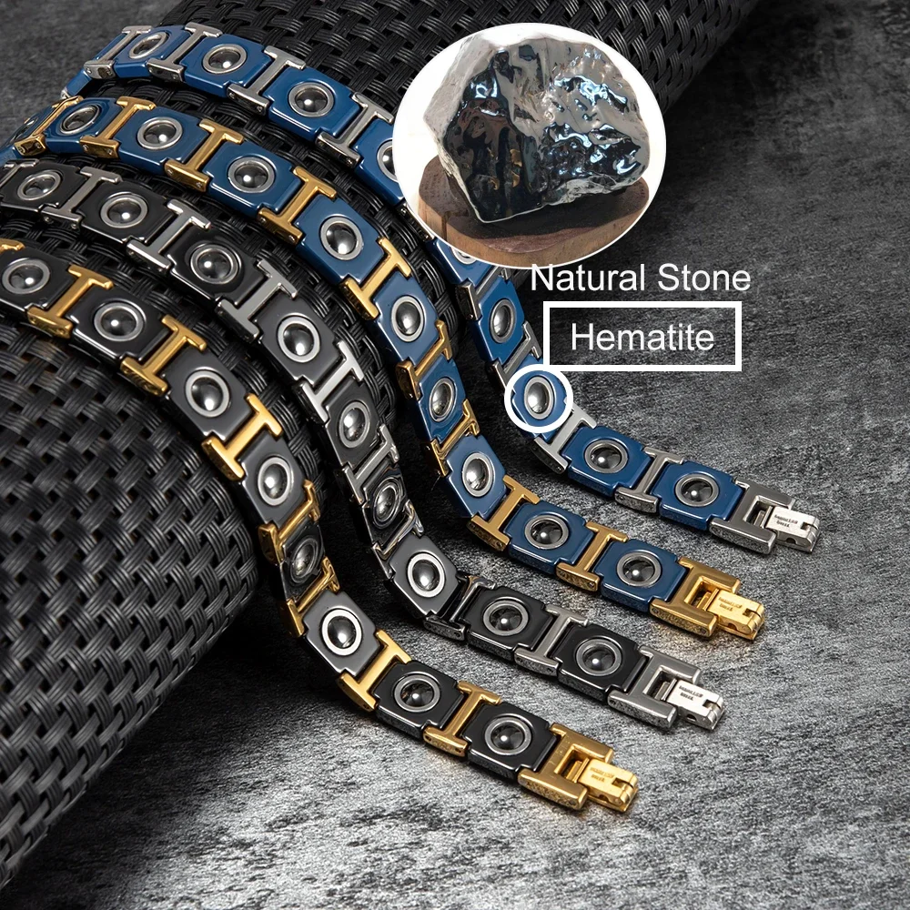 Pulsera de cerámica azul de en - Ceramic Link Bracelet reseña y precio