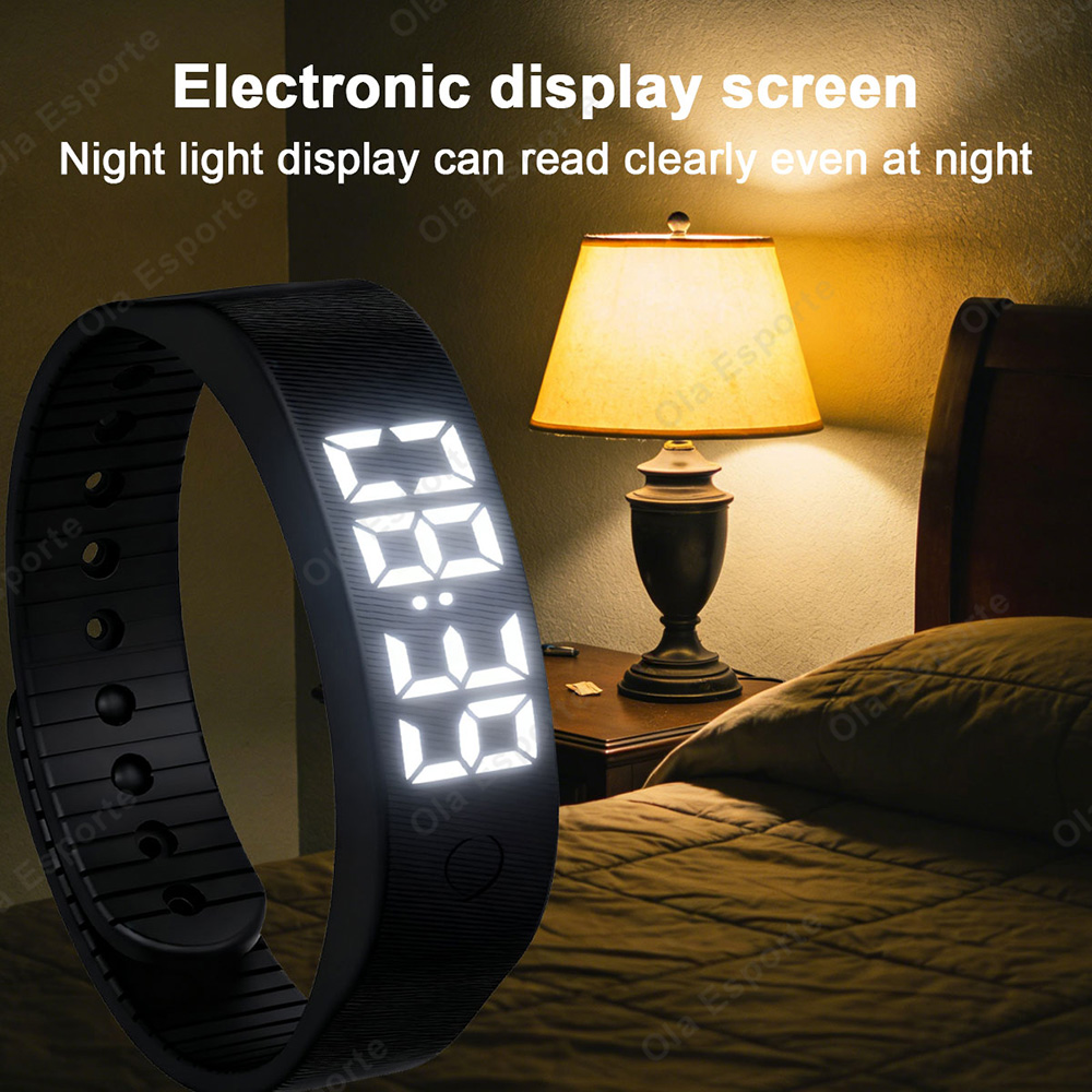 Pulsera inteligente LED digita - Android Smartwatch Accessories reseña y precio