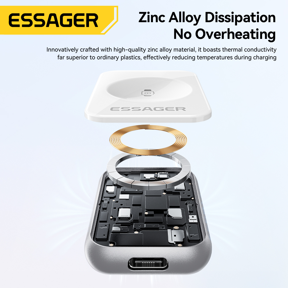 Cargador inalámbrico magnético - Wireless Charger Watch reseña y precio