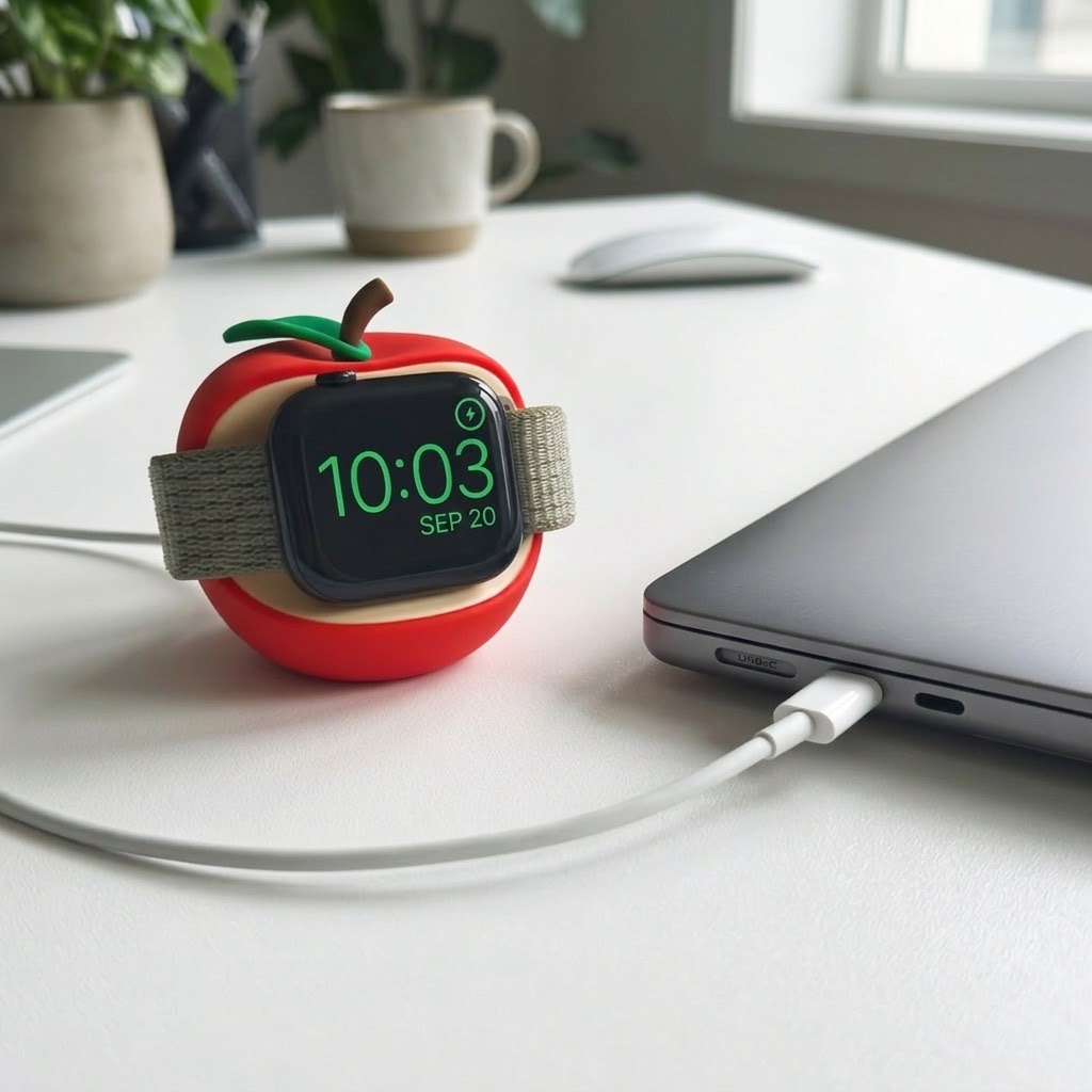 Soporte de silicona para carga - Watch Charging Dock reseña y precio