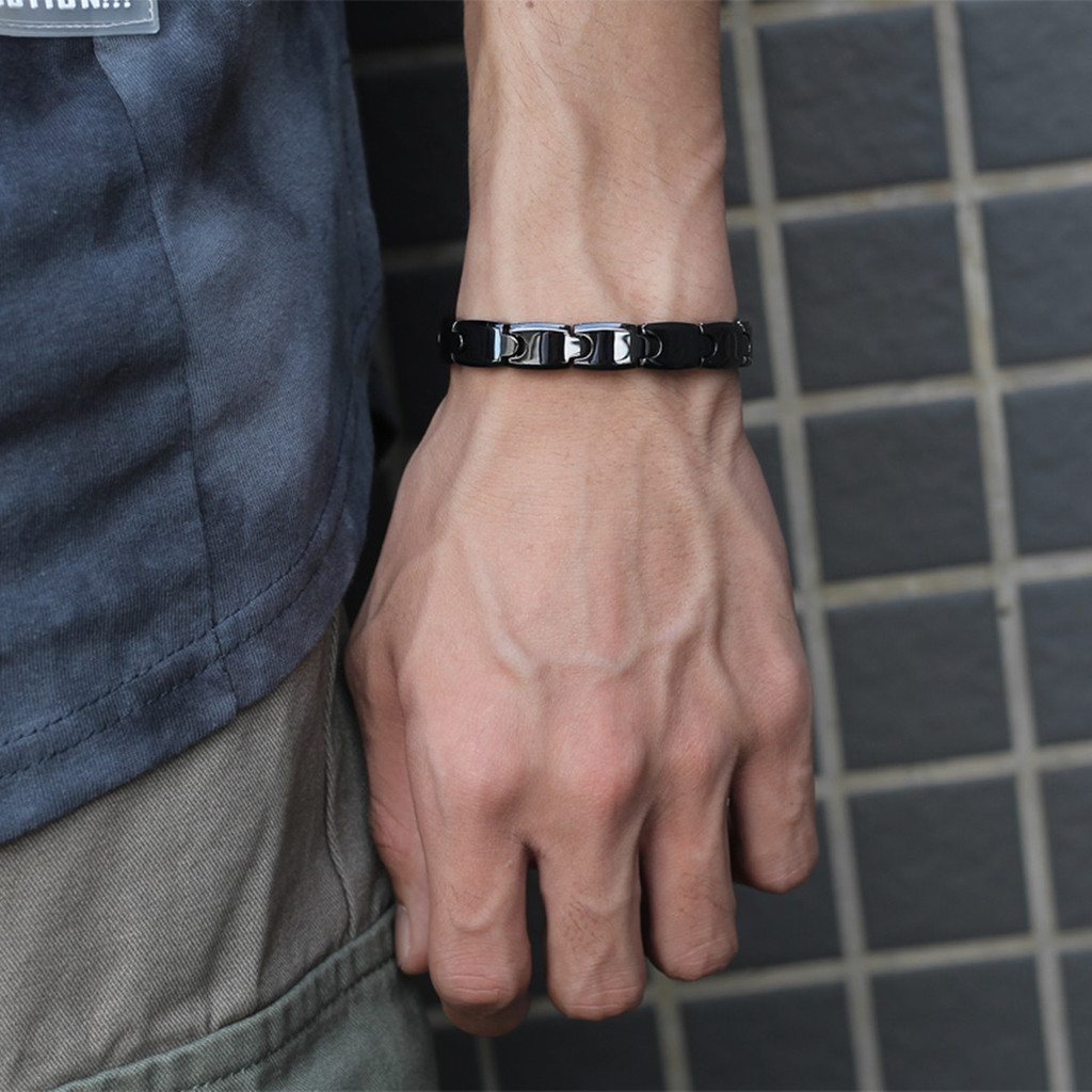 Aradoo Premium Cerámica Hemati - Ceramic Link Bracelet reseña y precio