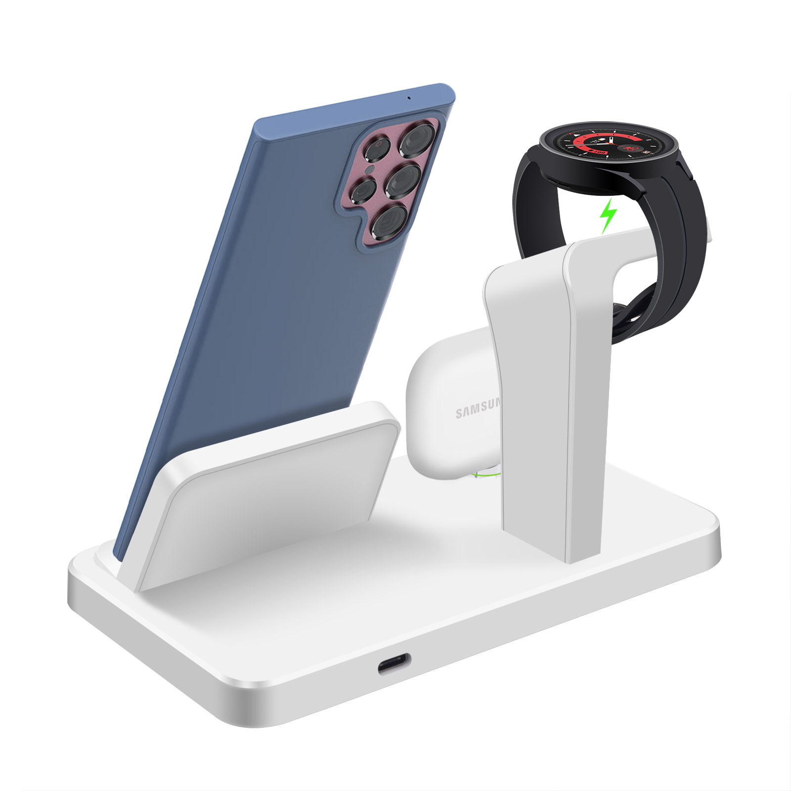 Base de Carga Inalámbrica 3 en - Wireless Charger Watch reseña y precio