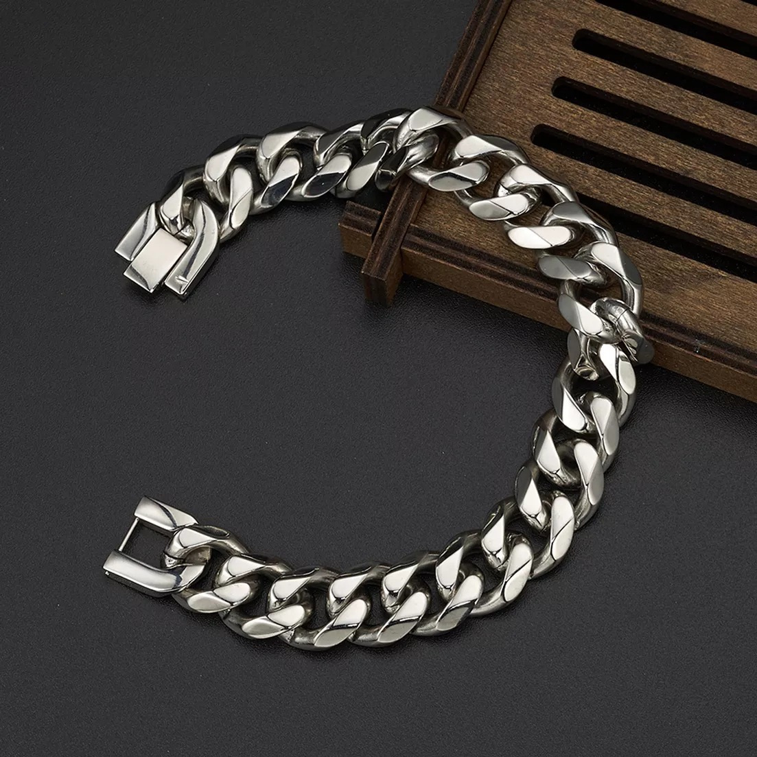 Pulsera de Eslabones Cubanos d - Ceramic Link Bracelet reseña y precio