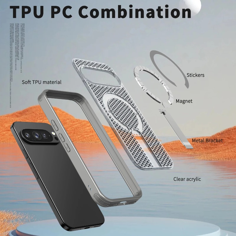 Funda Híbrida con Disipación d - Magnetic Charging Stand reseña y precio
