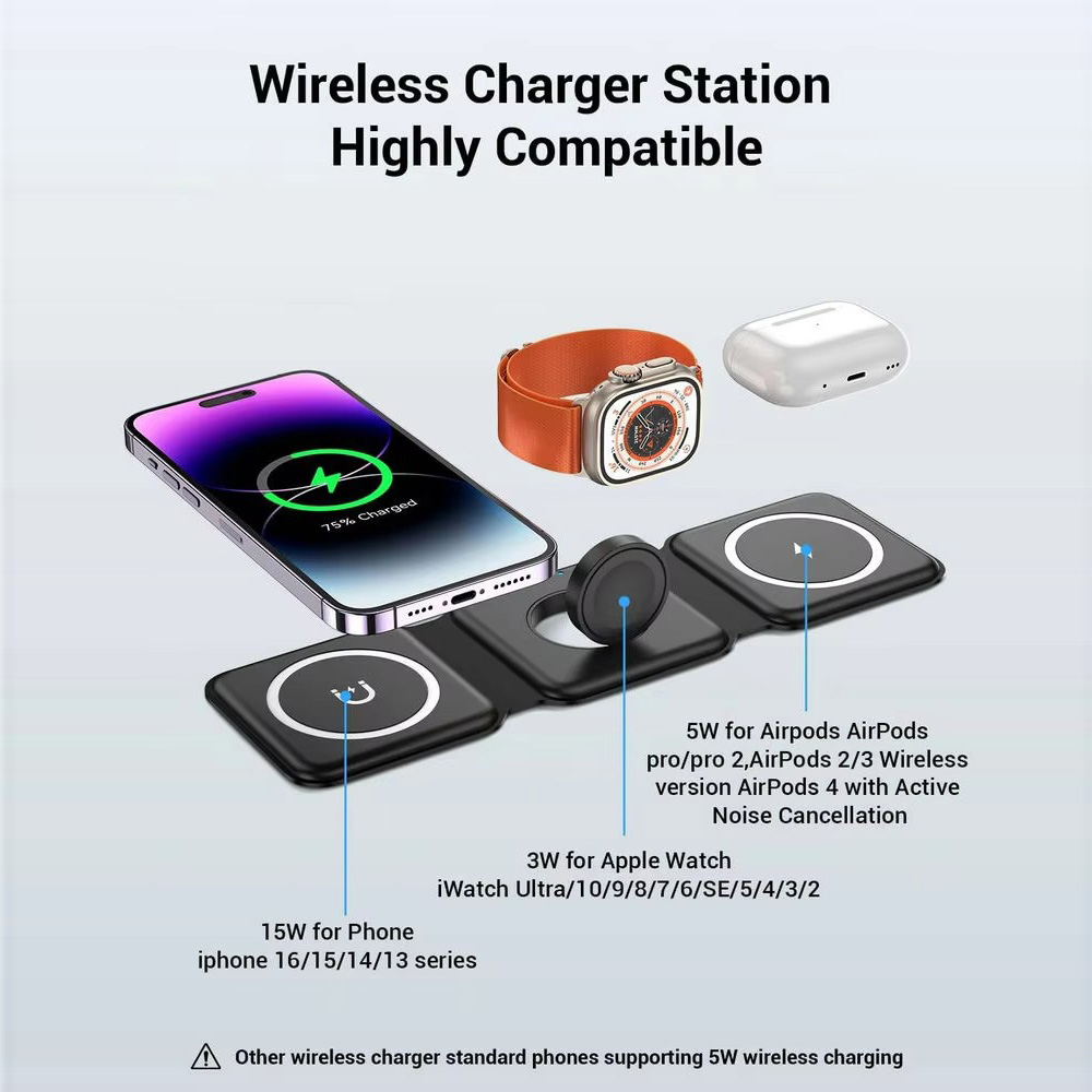 Cargador inalámbrico plegable  - Wireless Charger Watch reseña y precio