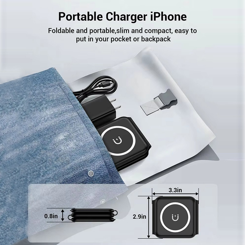 Cargador inalámbrico plegable  - Wireless Charger Watch reseña y precio