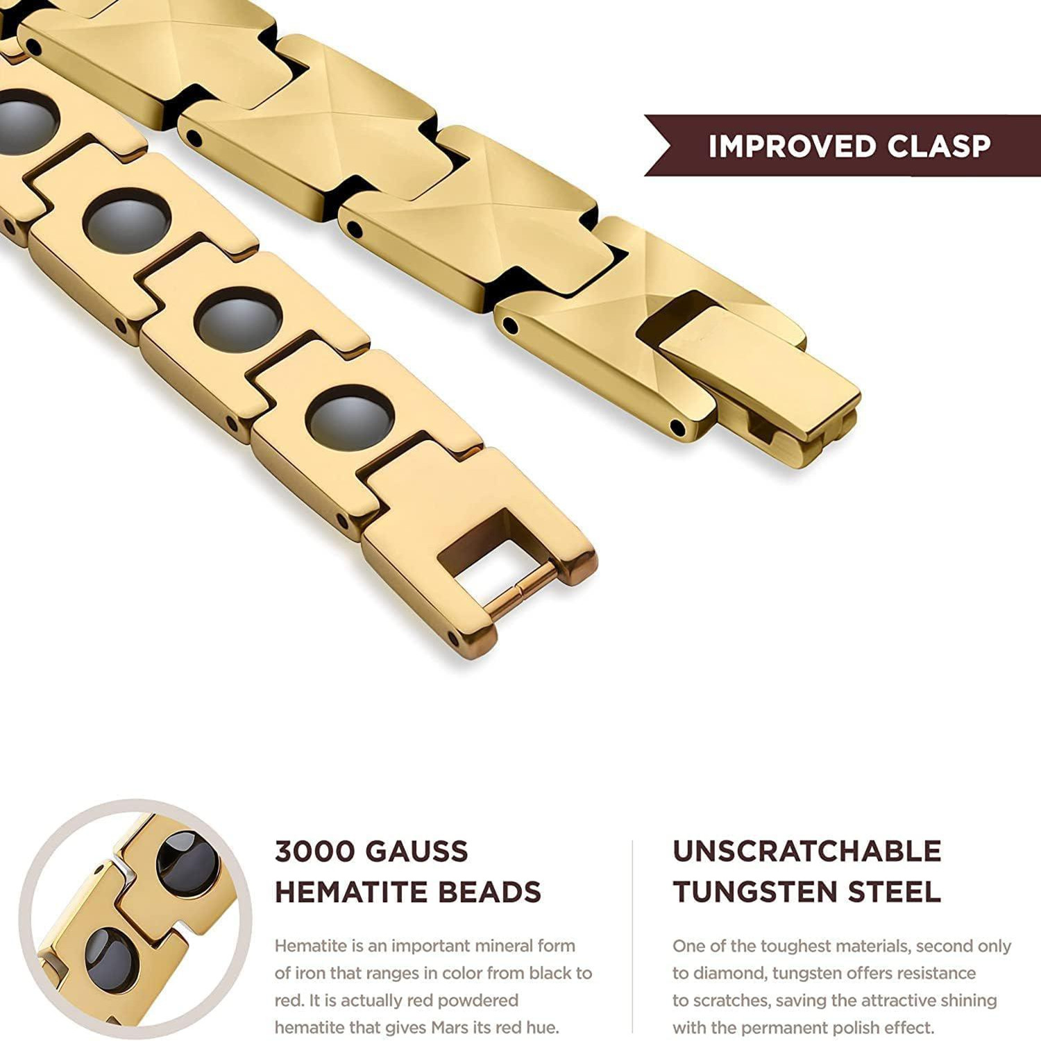 ARADOO Pulsera de cerámica pre - Ceramic Link Bracelet reseña y precio