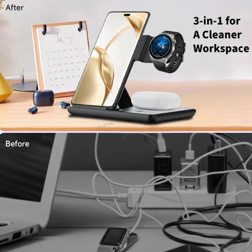Soporte de escritorio con carg - Wireless Charger Watch reseña y precio