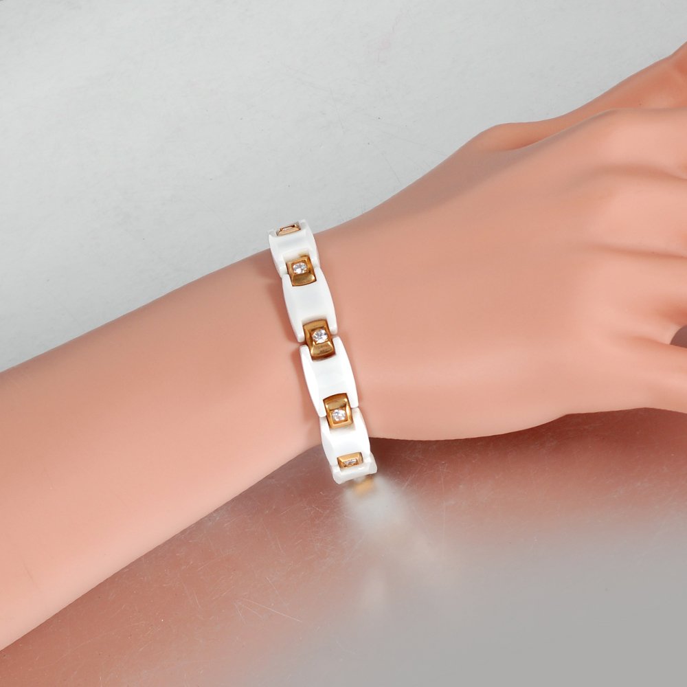 Pulsera de cerámica Vinterly p - Ceramic Link Bracelet reseña y precio
