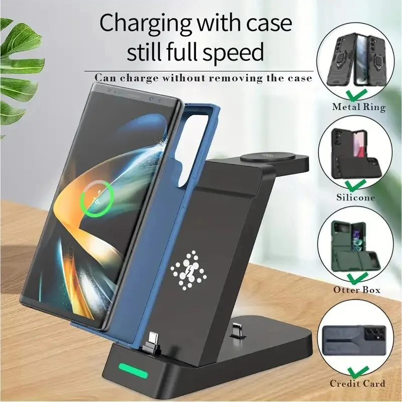 Estación de carga 3 en 1 para  - Wireless Charger Watch reseña y precio
