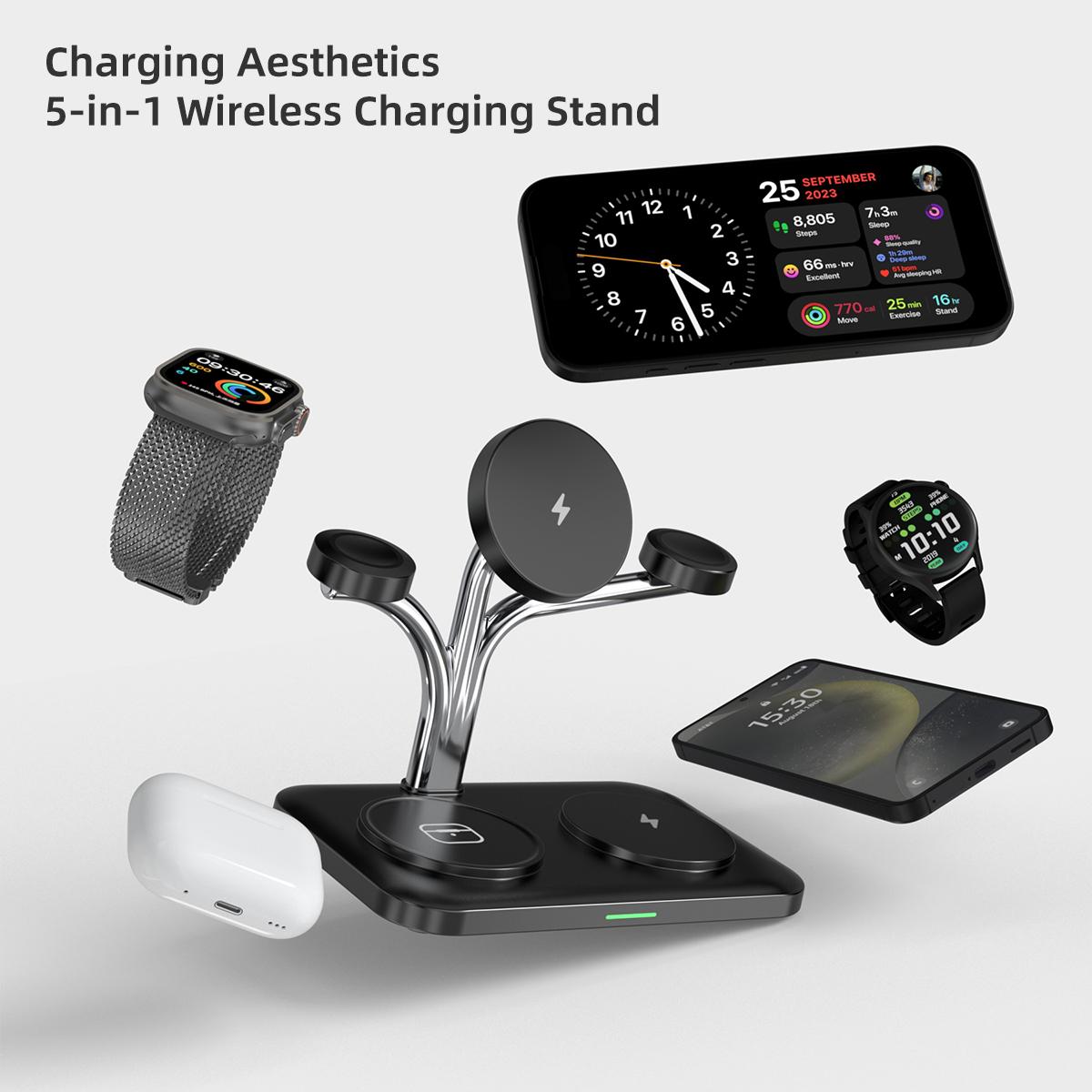 Cargador inalámbrico magnético - Wireless Charger Watch reseña y precio