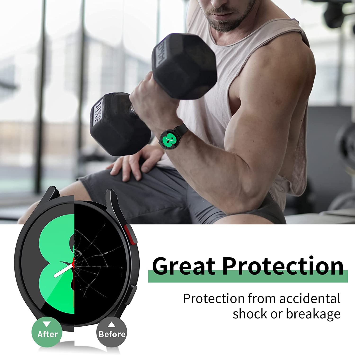 Funda de reloj para Samsung Ga - Accessories For Galaxy Watch 5 reseña y precio