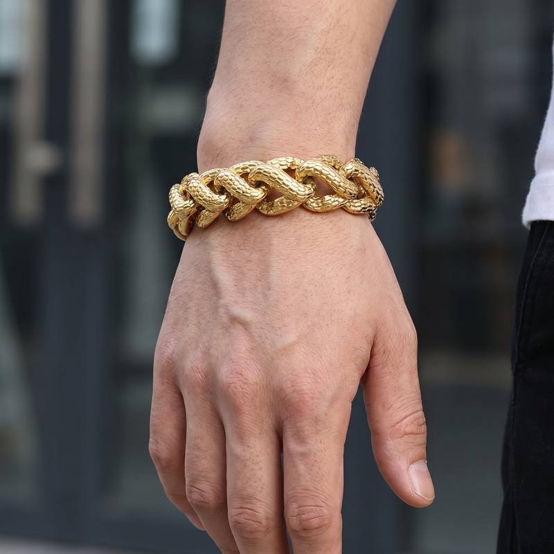 Pulsera de hombre Kalen con di - Ceramic Link Bracelet reseña y precio